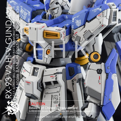 CD-RG36 - RG 1/144 RX-93-2 Hi V Gundam Water Decal [G-REWORK] - Show Me What You Bot