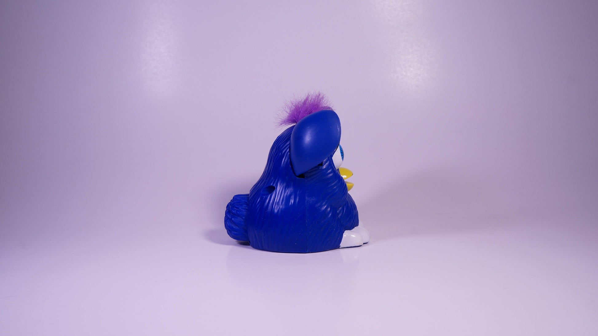 Shy Furby [Blue with Purple] - Vintage Mcdonald's Toy - Show Me What You Bot