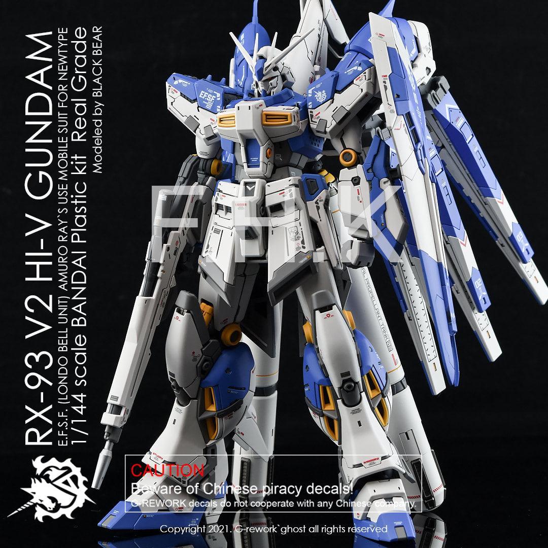 CD-RG36 - RG 1/144 RX-93-2 Hi V Gundam Water Decal [G-REWORK] - Show Me What You Bot