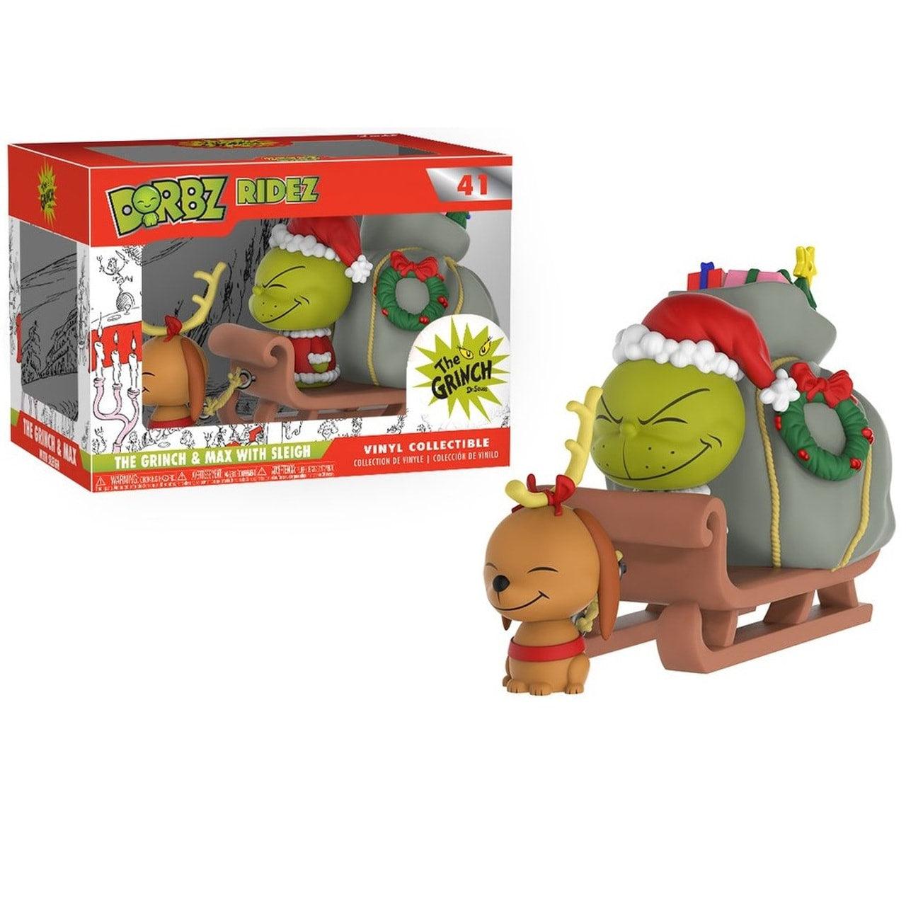 The Grinch & Max with Sleigh | Dorbz Ridez | Funko - Show Me What You Bot