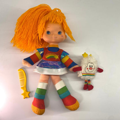 Vintage Rainbow Brite Doll & Twink Plush Set - Show Me What You Bot