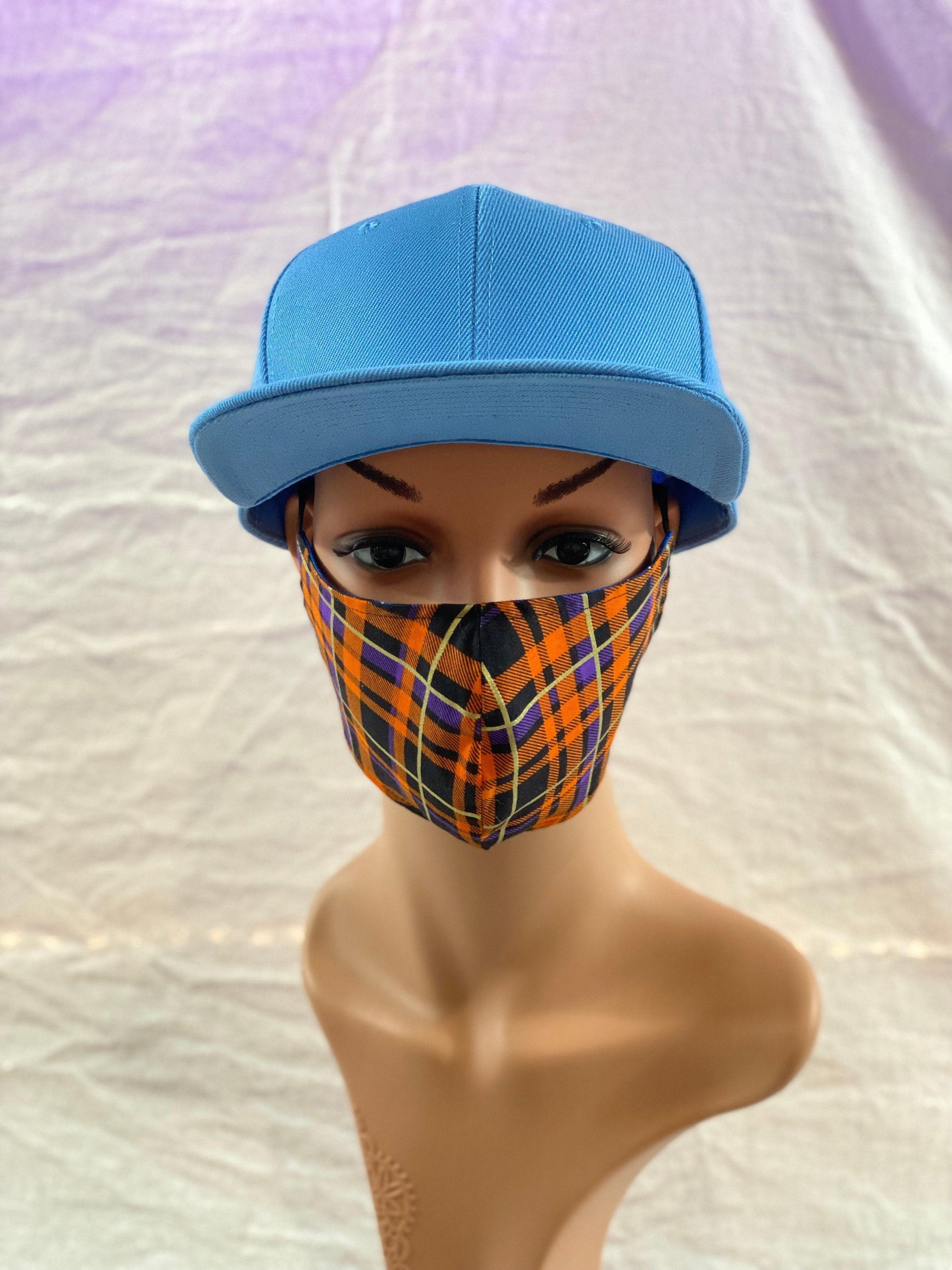 Spooky Night - Reversible Cotton Mask by Brim Reaper Customs (M) - Show Me What You Bot