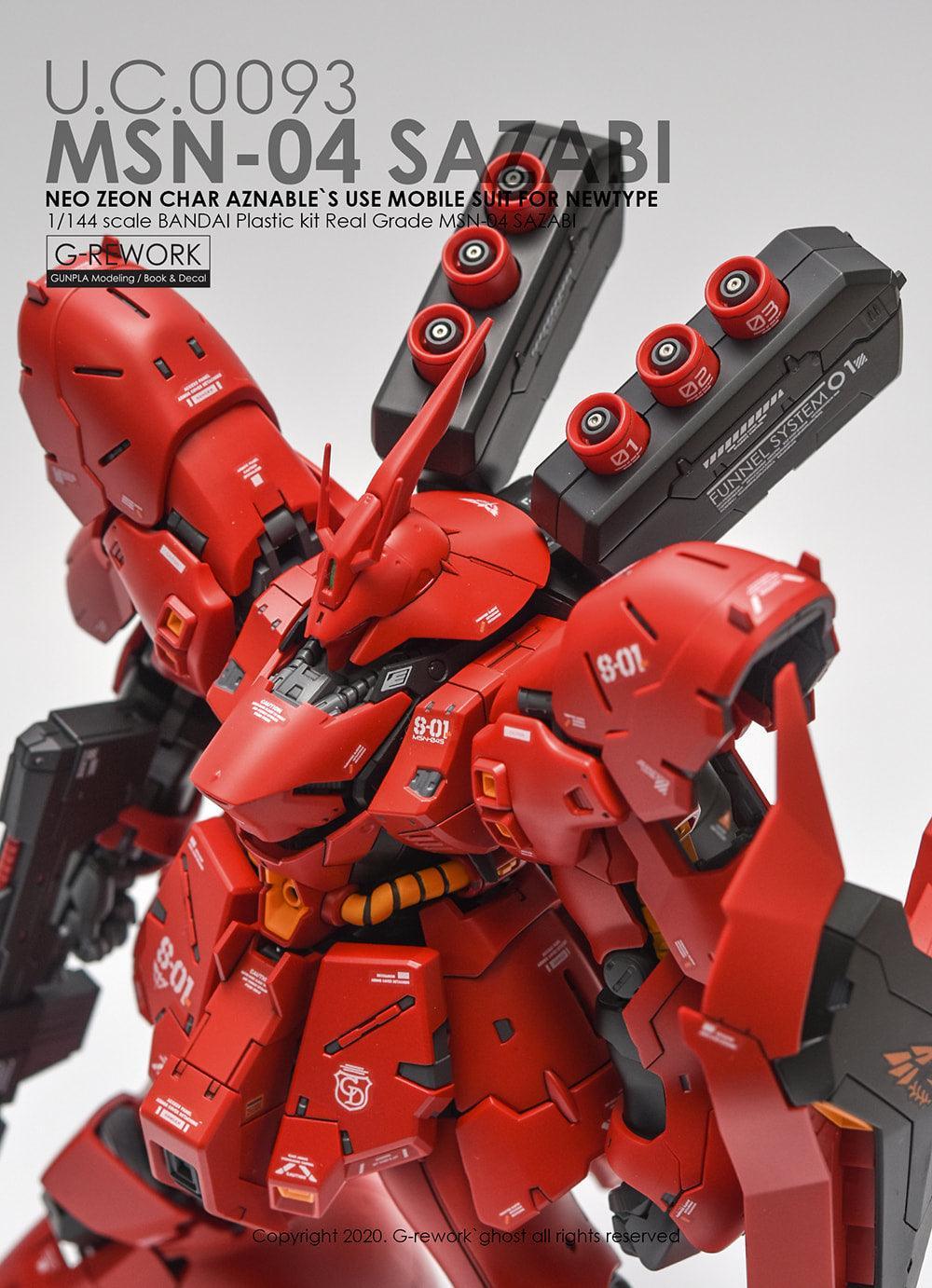 CD-RG29 - RG 1/144 MSN-04 Sazabi Water Decal 2.0 [G-REWORK] - Show Me What You Bot