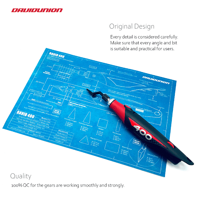 David Union - D400 Ergonomic Pen Sander - Show Me What You Bot