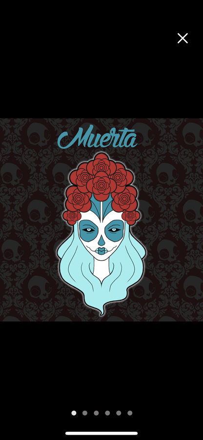 Muerta | Enamel Pin by Megz Majewski - Show Me What You Bot