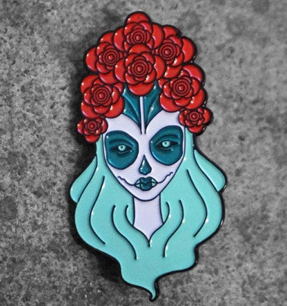 Muerta | Enamel Pin by Megz Majewski - Show Me What You Bot