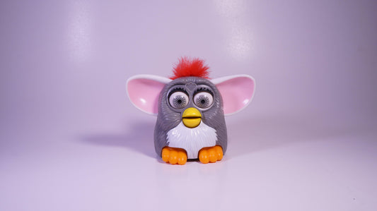 Stomping Furby [Grey and Red] - Vintage Mcdonald's Toy - Show Me What You Bot