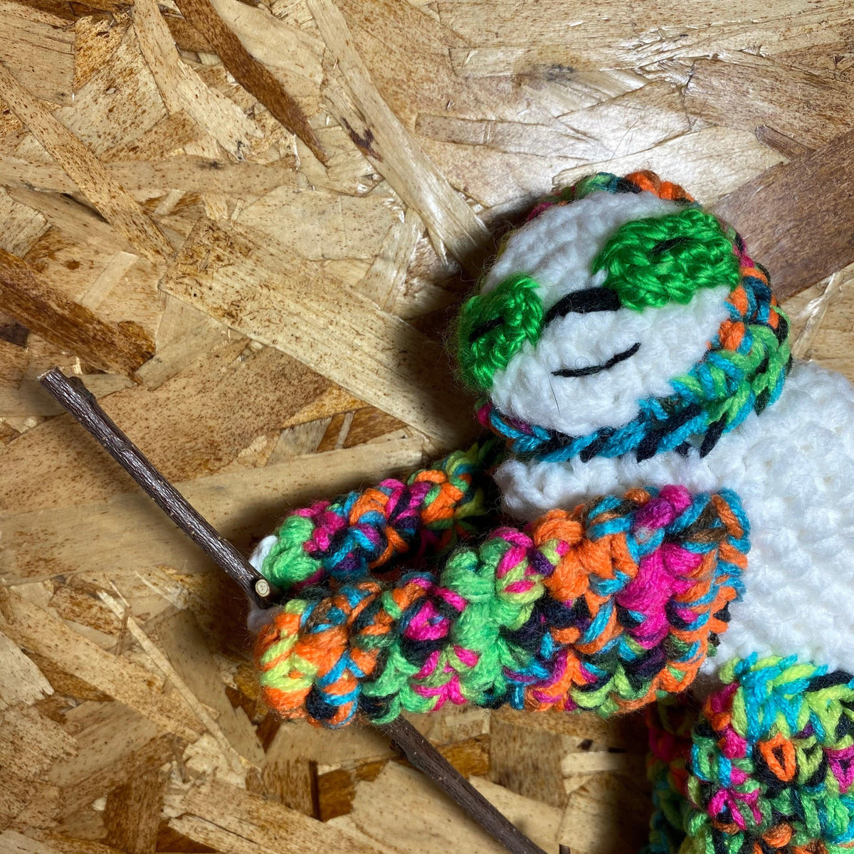 Technicolour Dream Sloth - Hanging Tool Caddy - Show Me What You Bot