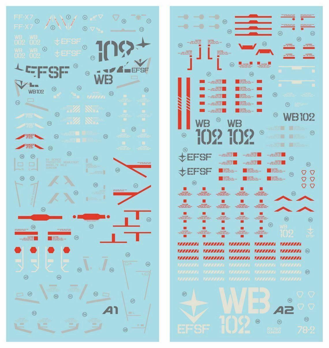 Madworks - PG 1/60 Unleashed Waterslide Decals [Madworks] - Show Me What You Bot
