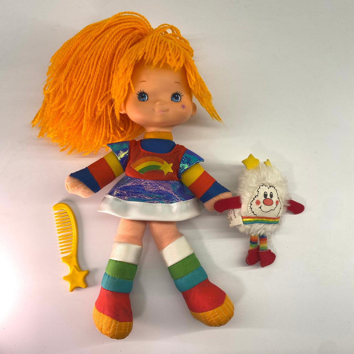 Vintage Rainbow Brite Doll & Twink Plush Set - Show Me What You Bot