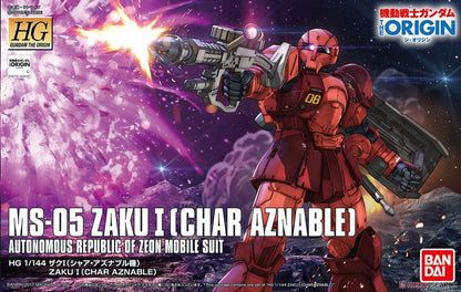 HG 1/144 The Origin: MS-05S Char Aznable's Zaku I - Show Me What You Bot