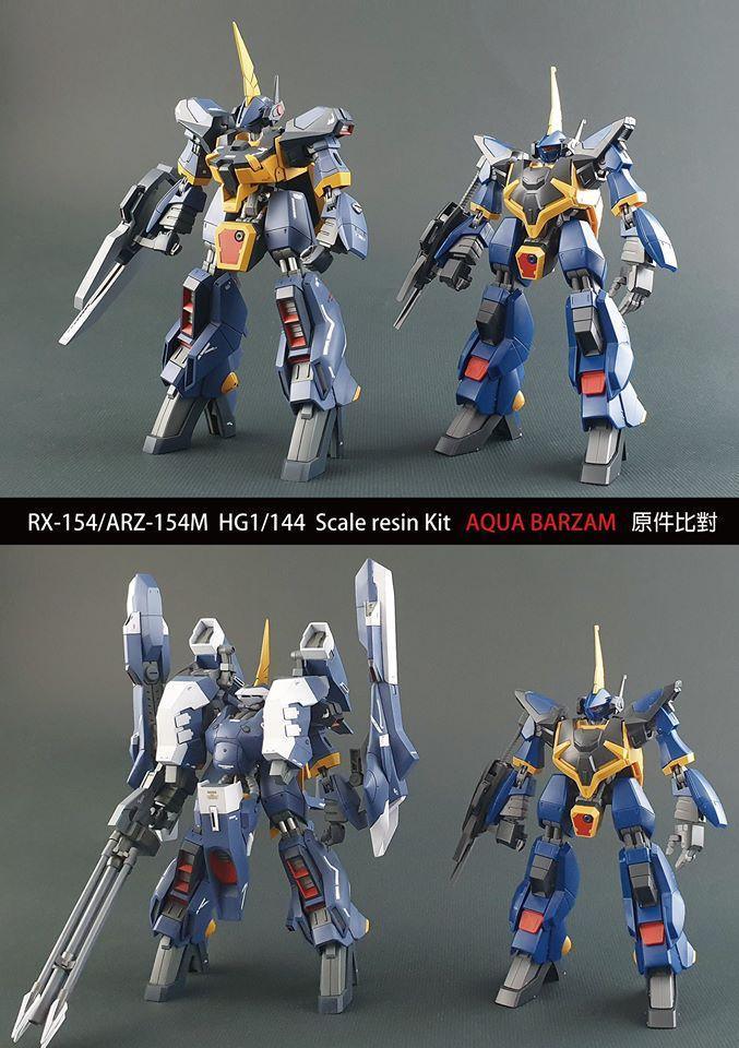 GK02-BARZAM - HG 1/144 Aqua Barzam Resin Kit [Madworks] - Show Me What You Bot