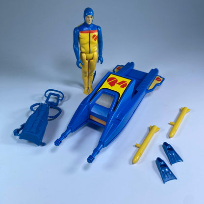 Vintage Q Force | Action Force Action Figure | Stingray Shark - Show Me What You Bot