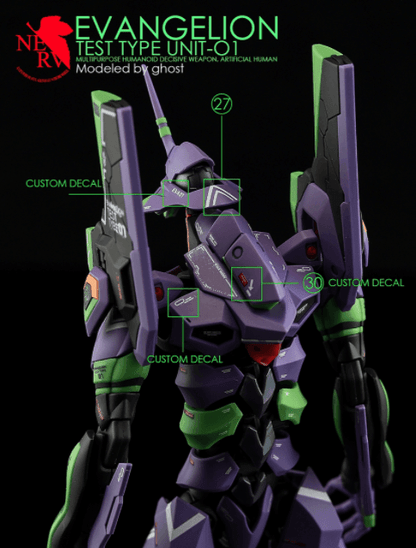CD-RG-E01 - RG 1/144 Evangelion Unit-01 Water Decal [G-REWORK] - Show Me What You Bot