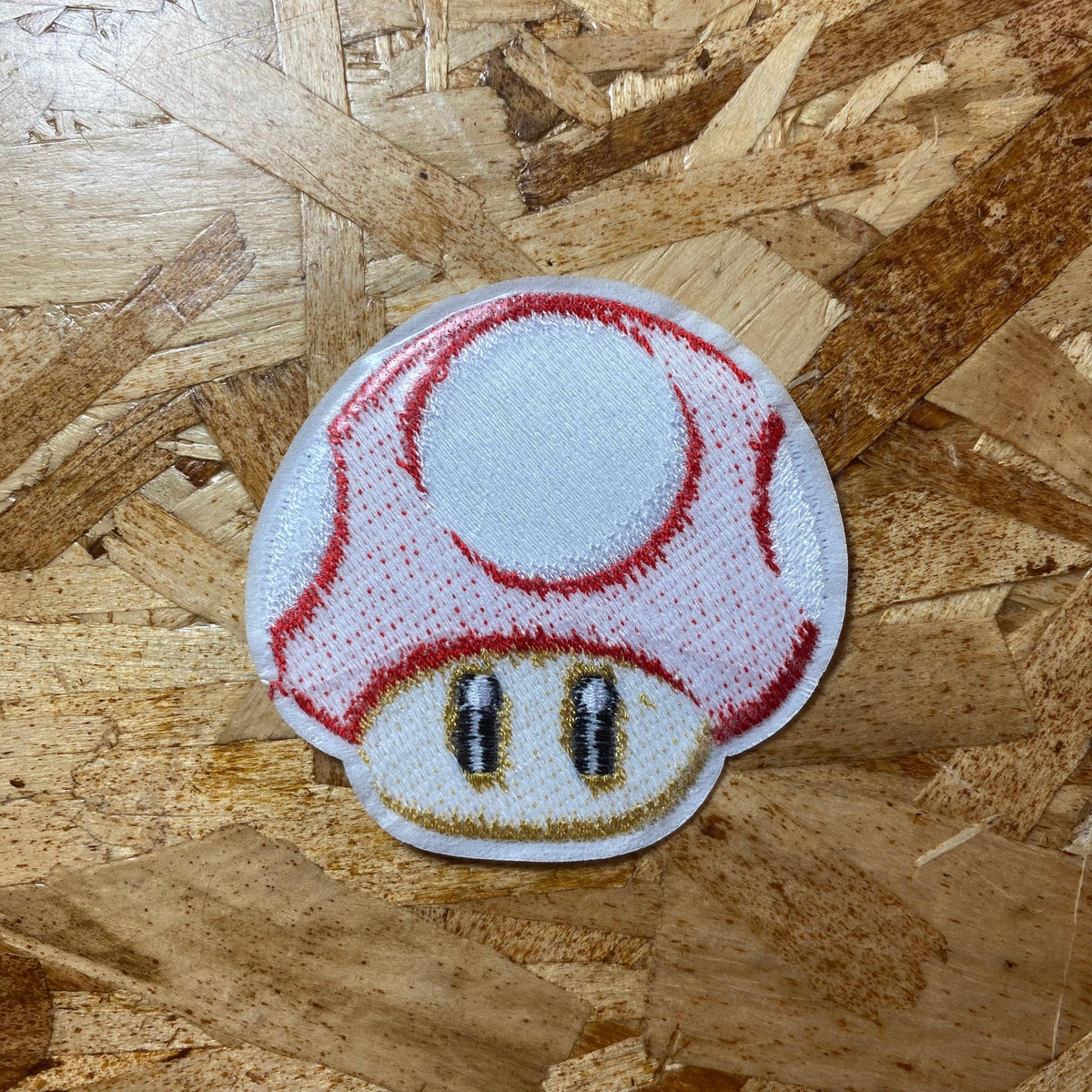 Mario's Magic Mushroom Iron-On Patch - Show Me What You Bot