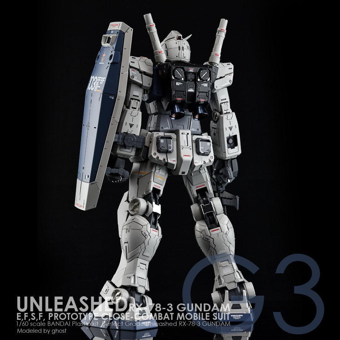 CD-P19-G3 - PG 1/60 RX-78-2 G3 Unleashed Water Decal [2021] [G-REWORK] - Show Me What You Bot