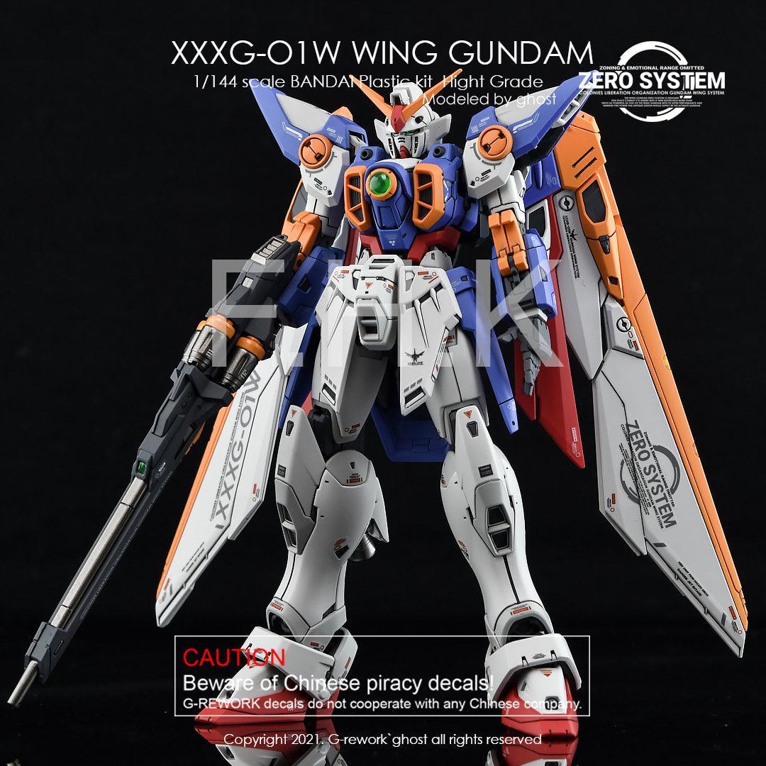 CD-RG35 - RG 1/144 Wing Gundam TV Ver. Water Decal [G-REWORK] - Show Me What You Bot