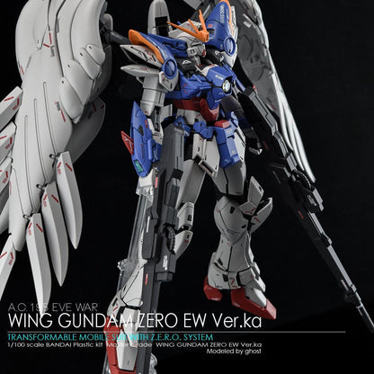 CD-M215 - MG 1/100 XXXG-00W0 Wing Gundam Zero Ver.Ka Water Decal 2.0 [G-REWORK] - Show Me What You Bot