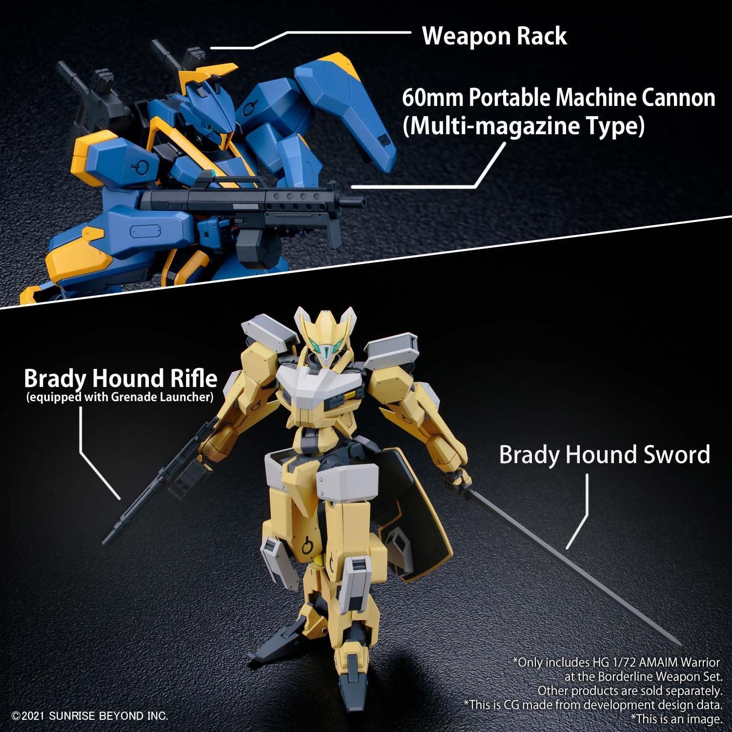 HG 1/72 AMAIM Warrior at the Borderline Weapon Set [2022] - Show Me What You Bot