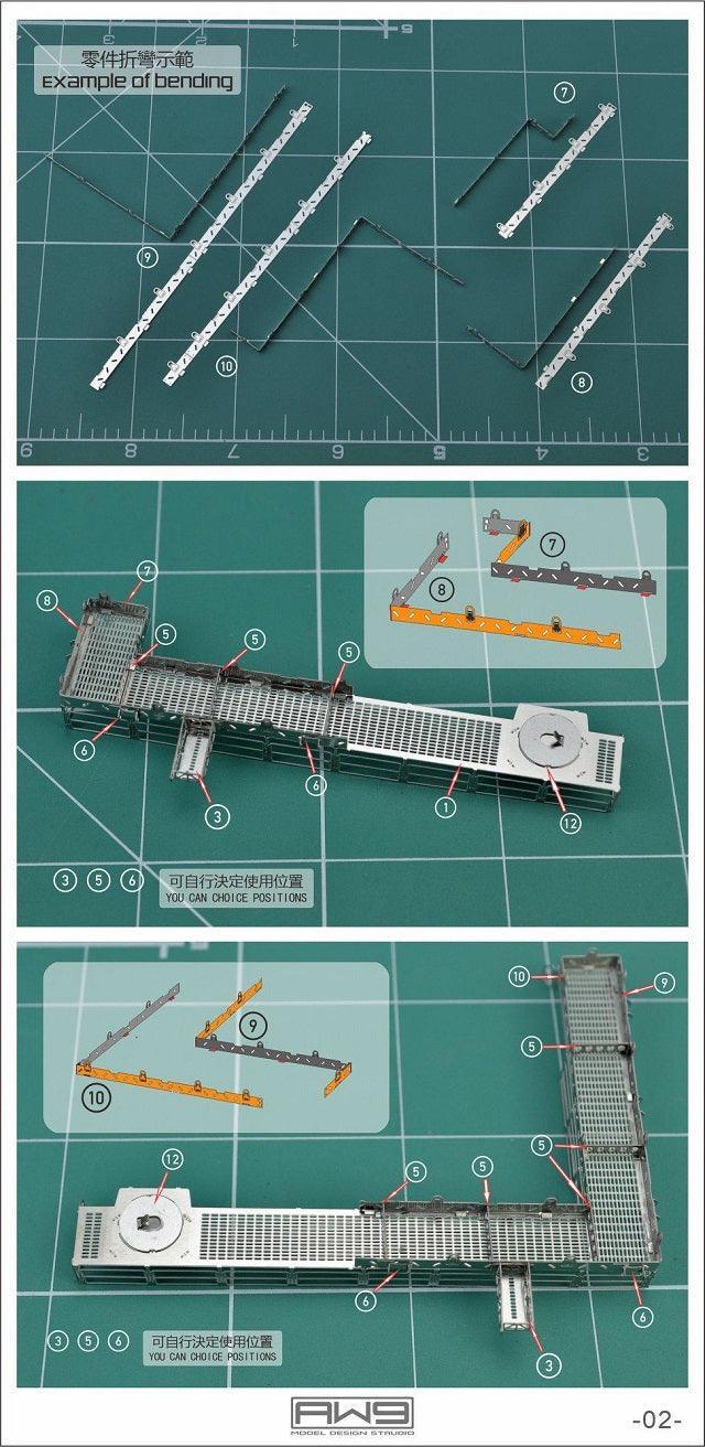 S13 - 1/144 Photo Etch Aerial Gallery Bridge [Madworks] - Show Me What You Bot