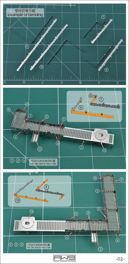 S13 - 1/144 Photo Etch Aerial Gallery Bridge [Madworks] - Show Me What You Bot