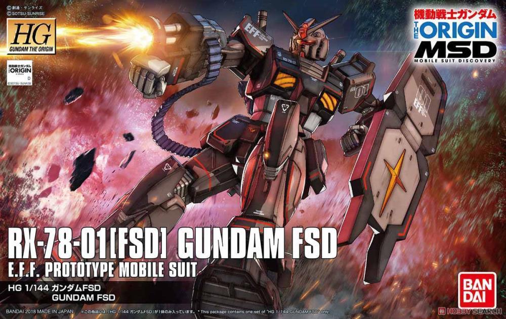 HG 1/144 The Origin - RX-78-01[FSD] Gundam FSD - Show Me What You Bot
