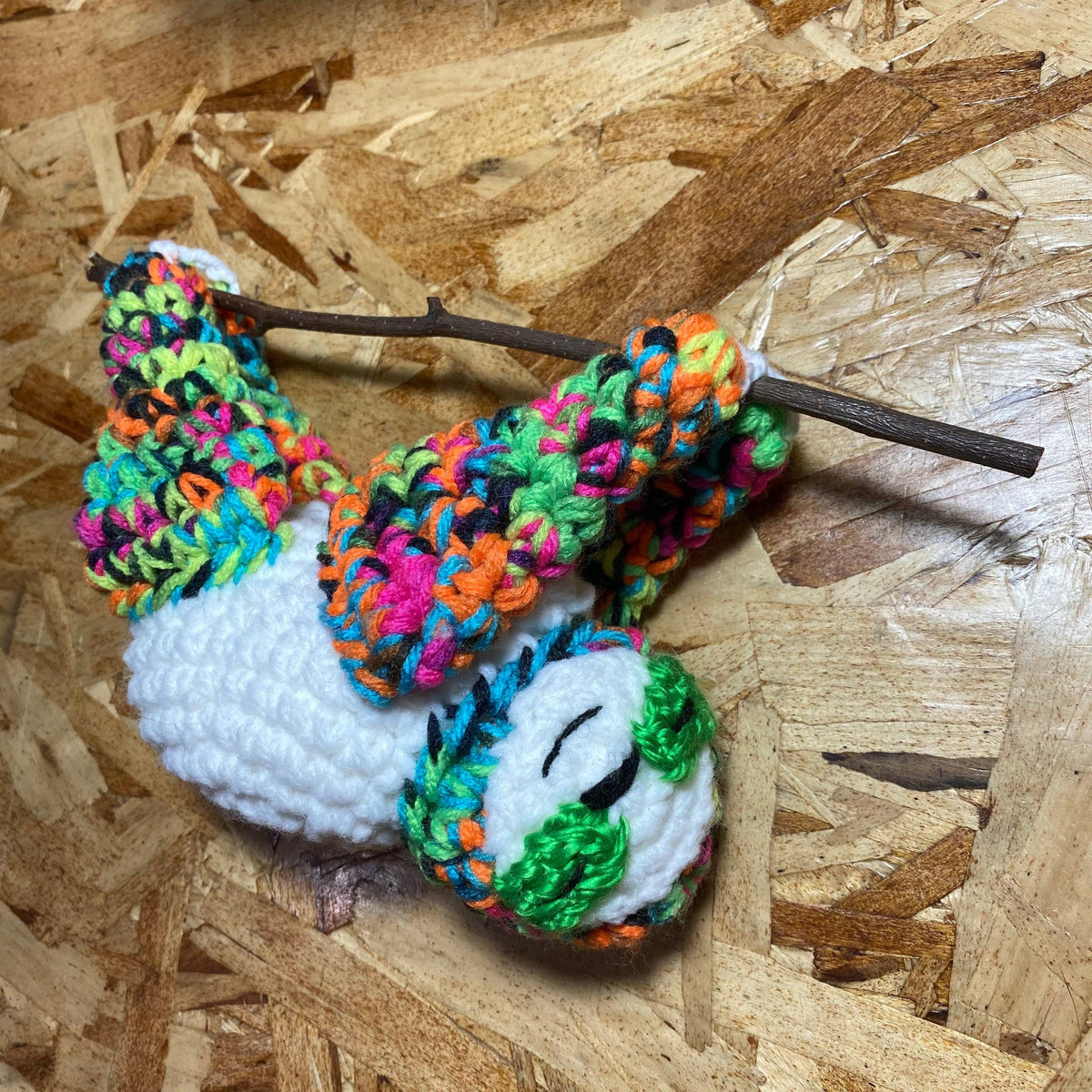 Technicolour Dream Sloth - Hanging Tool Caddy - Show Me What You Bot