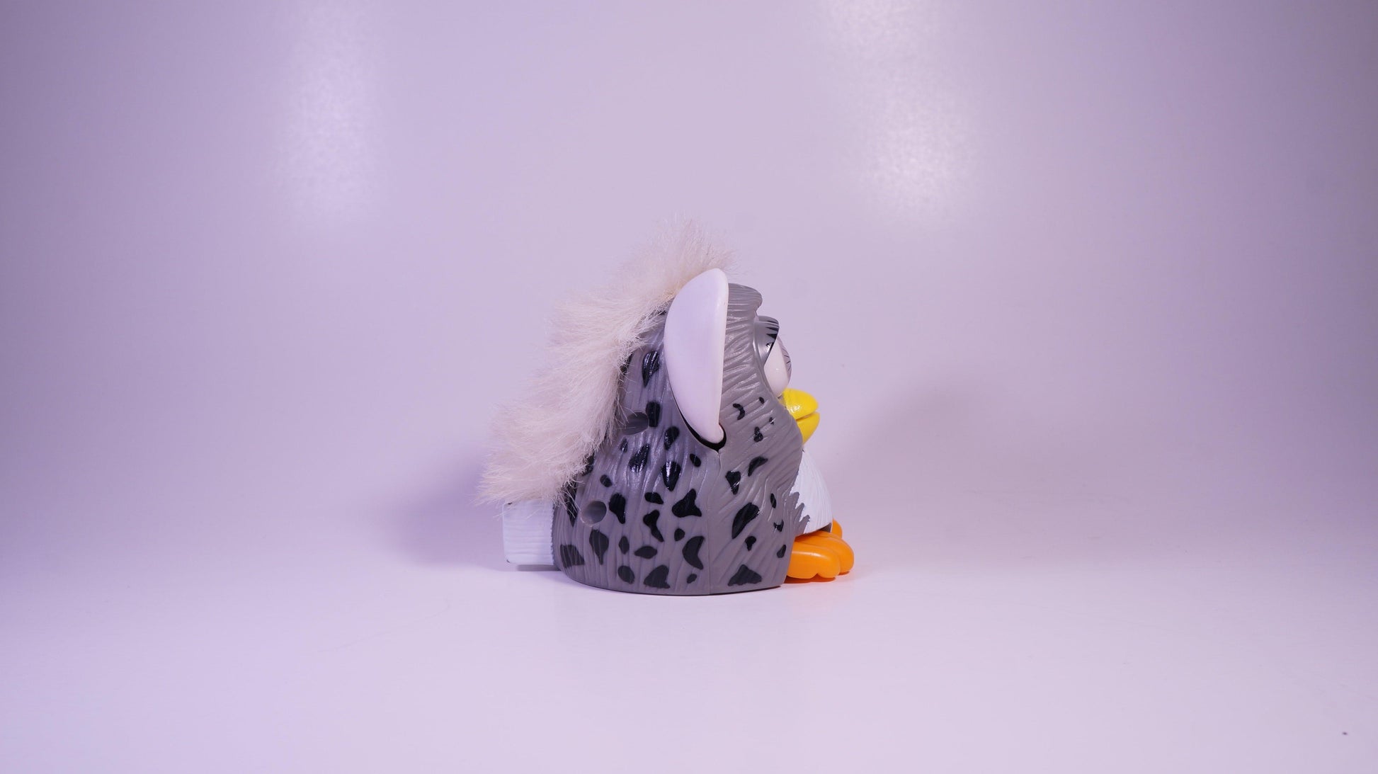 Stomping Furby [Grey and White] - Vintage Mcdonald's Toy - Show Me What You Bot