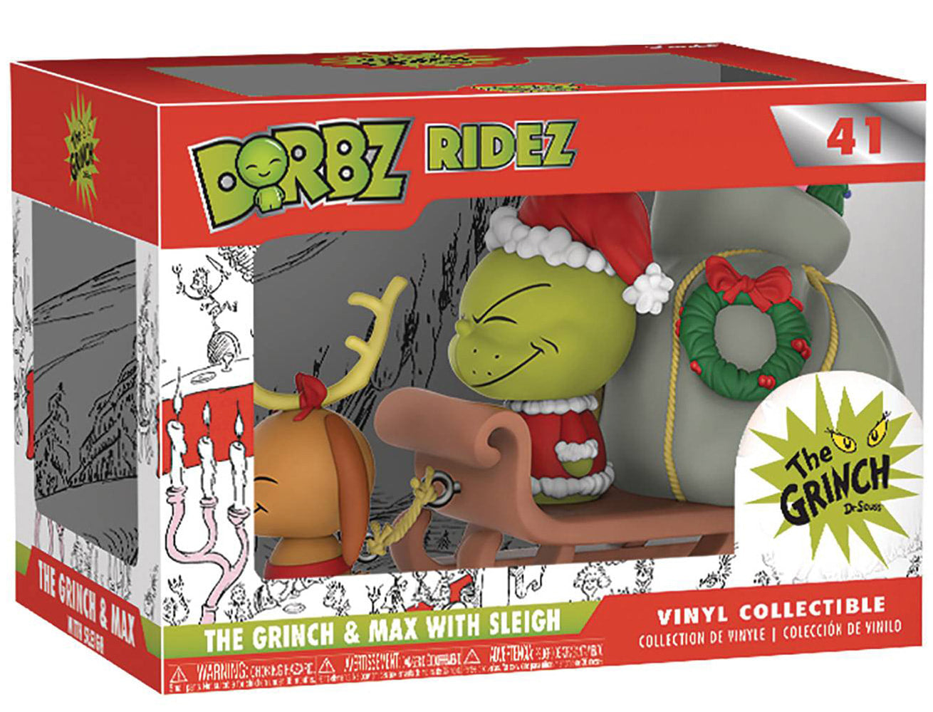 The Grinch & Max with Sleigh | Dorbz Ridez | Funko - Show Me What You Bot