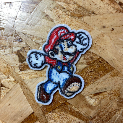 Mario Jump Iron-On Patch - Show Me What You Bot