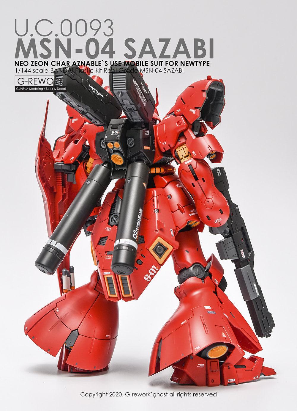 CD-RG29 - RG 1/144 MSN-04 Sazabi Water Decal 2.0 [G-REWORK] - Show Me What You Bot