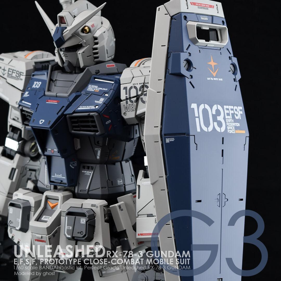 CD-P19-G3 - PG 1/60 RX-78-2 G3 Unleashed Water Decal [2021] [G-REWORK] - Show Me What You Bot
