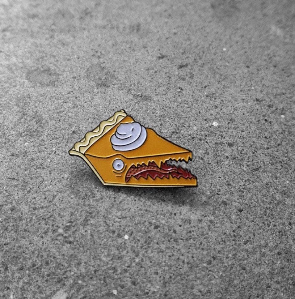 Pumpkin Spiced Monster | Enamel Pin by Megz Majewski - Show Me What You Bot