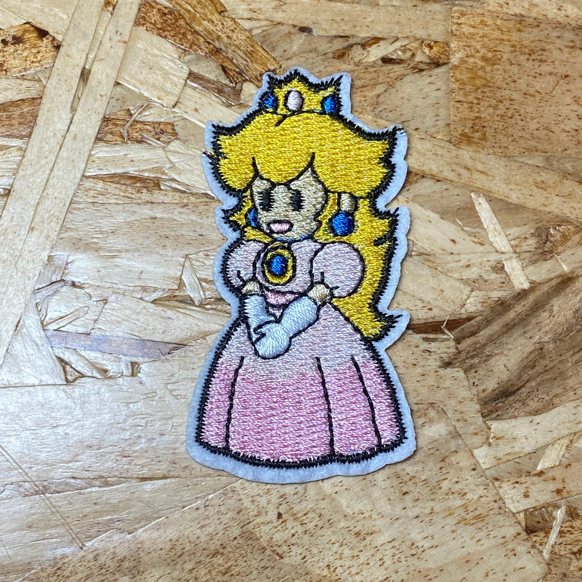 Princess Peach Iron-On Patch - Show Me What You Bot