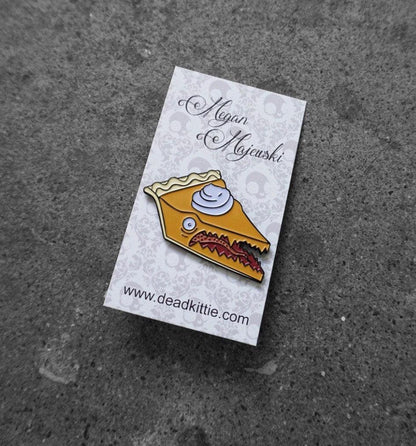Pumpkin Spiced Monster | Enamel Pin by Megz Majewski - Show Me What You Bot