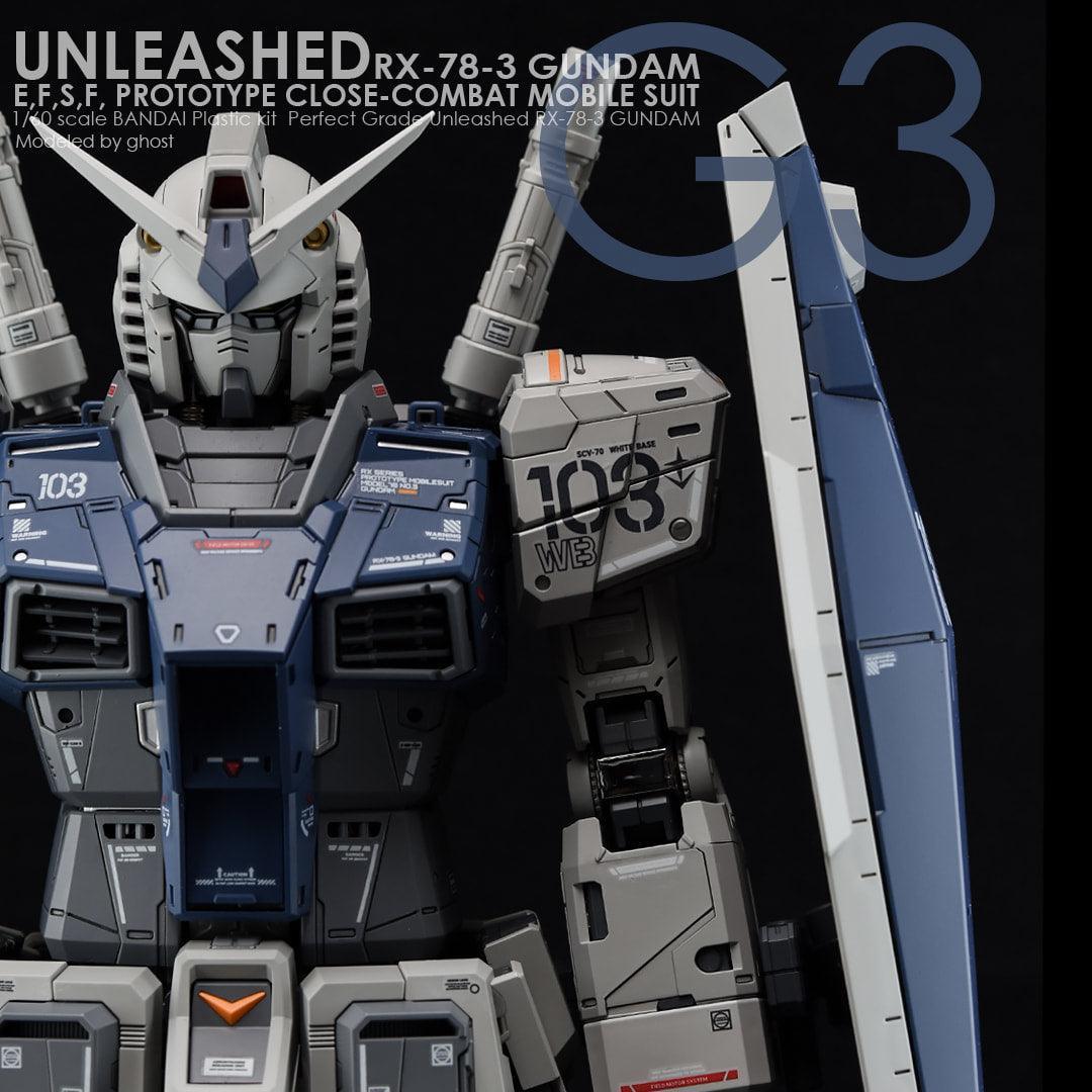 CD-P19-G3 - PG 1/60 RX-78-2 G3 Unleashed Water Decal [2021] [G-REWORK] - Show Me What You Bot