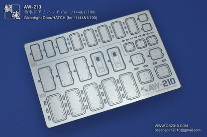 AW-210 - 1/144 & 1/100 Photo-Etched Doors and Hatches [Madworks] - Show Me What You Bot