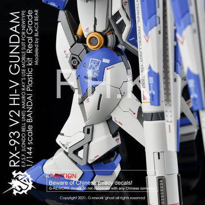 CD-RG36 - RG 1/144 RX-93-2 Hi V Gundam Water Decal [G-REWORK] - Show Me What You Bot