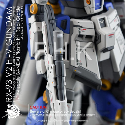 CD-RG36 - RG 1/144 RX-93-2 Hi V Gundam Water Decal [G-REWORK] - Show Me What You Bot