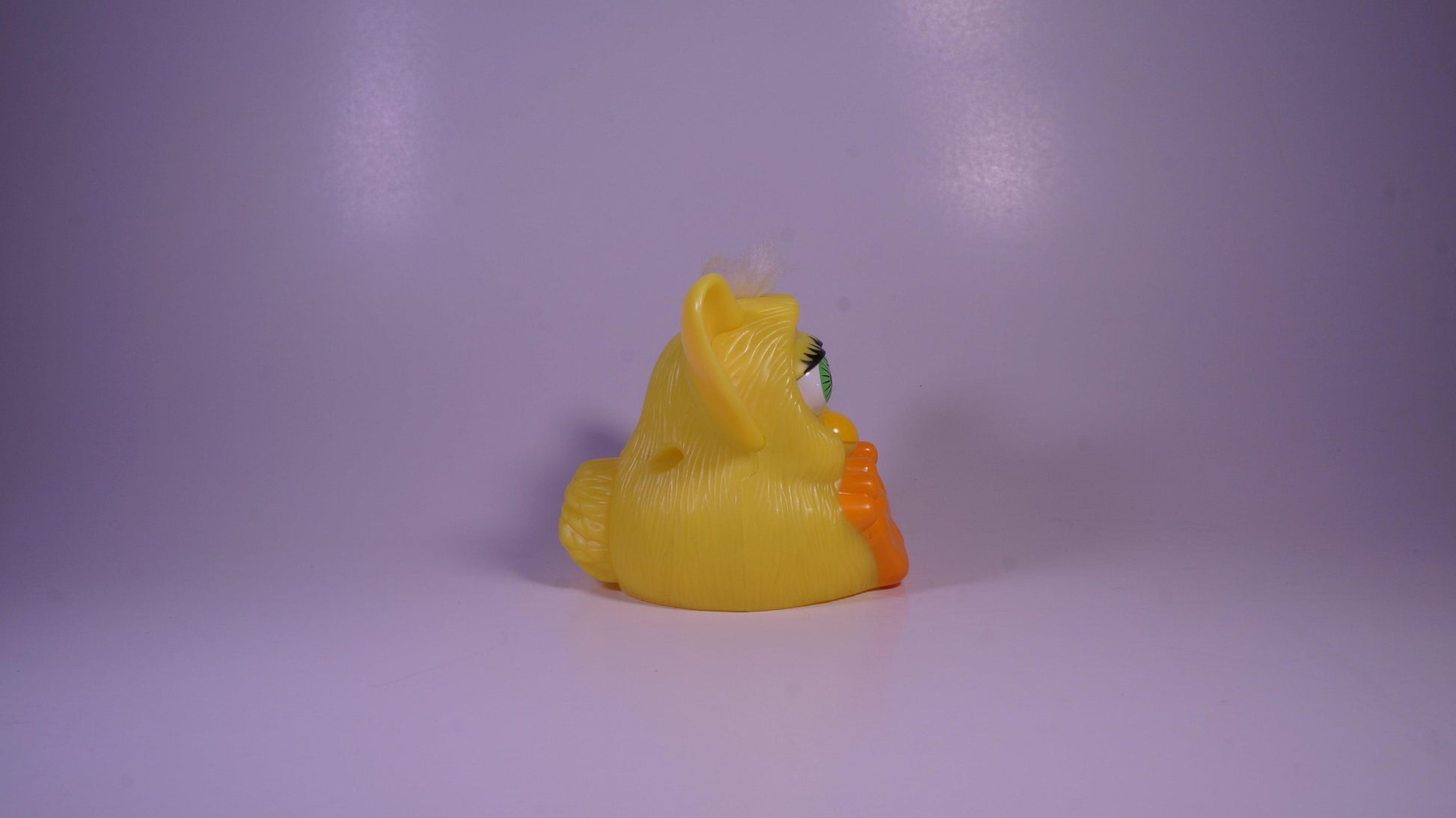 Squeaking Furby Yellow with White] - Vintage Mcdonald's Toy - Show Me What You Bot