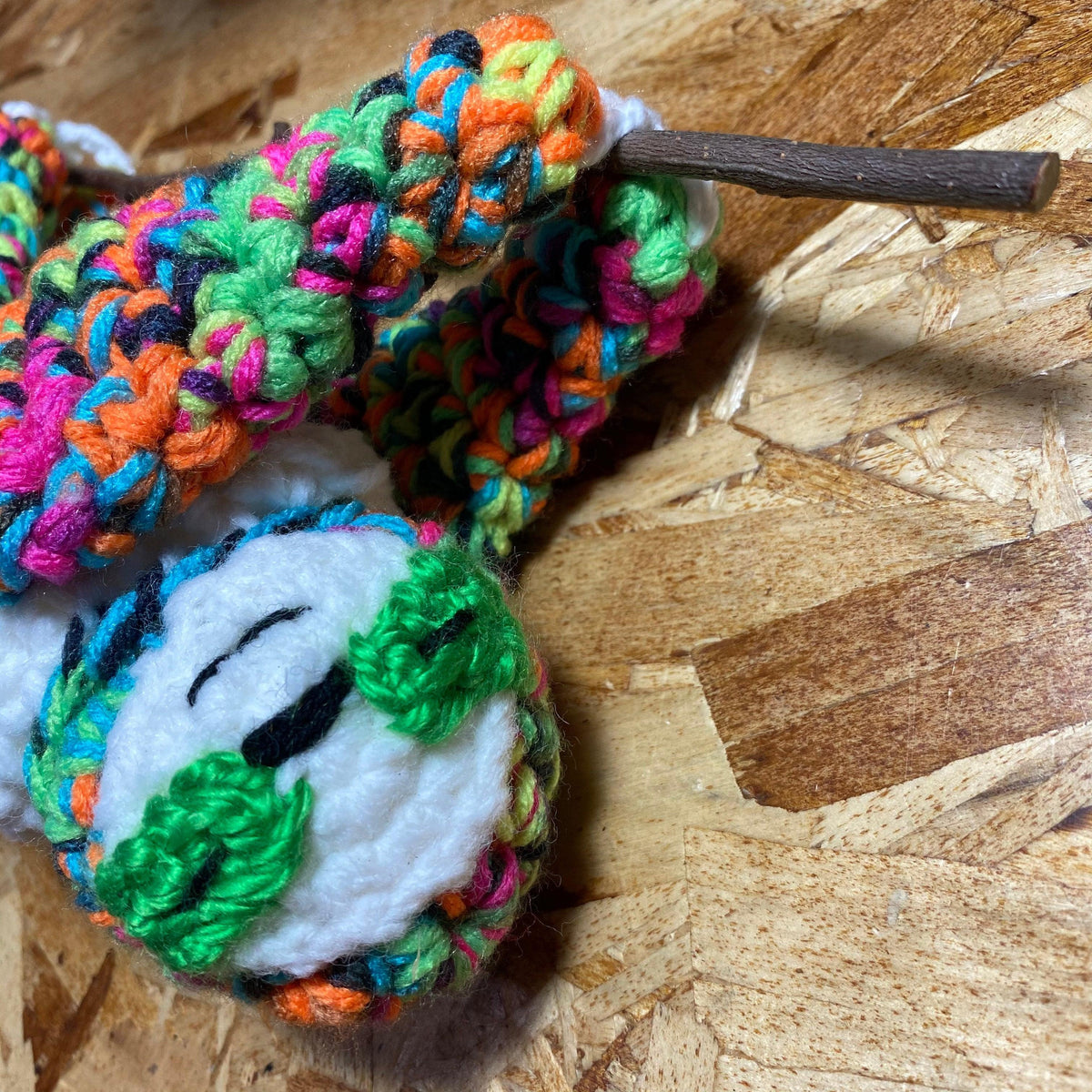 Technicolour Dream Sloth - Hanging Tool Caddy - Show Me What You Bot