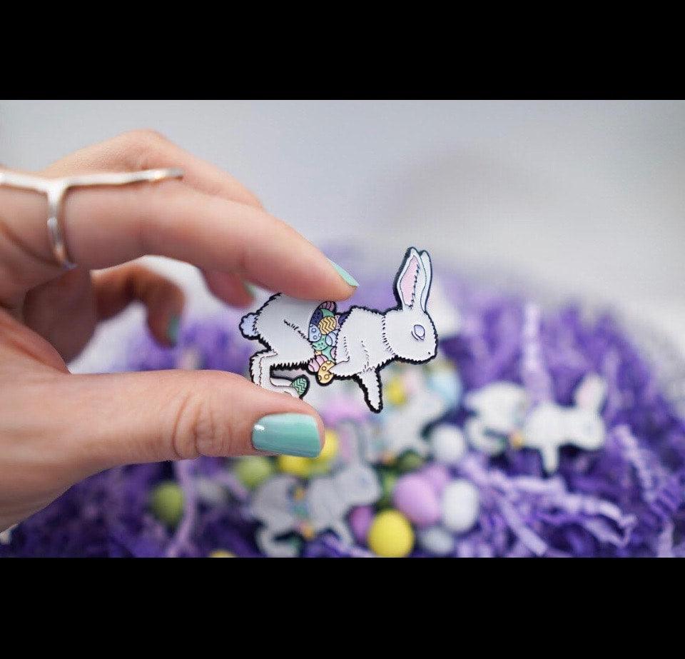 Eostre Easter Bunny | Enamel Pin Megz Majewski - Show Me What You Bot