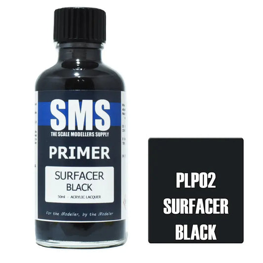 The Scale Modellers Supply - Primer Surfacer Black 50ml